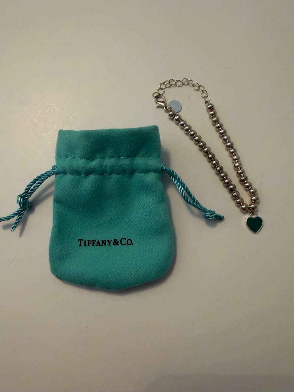 Silver Bracelet with Pouch NWOT